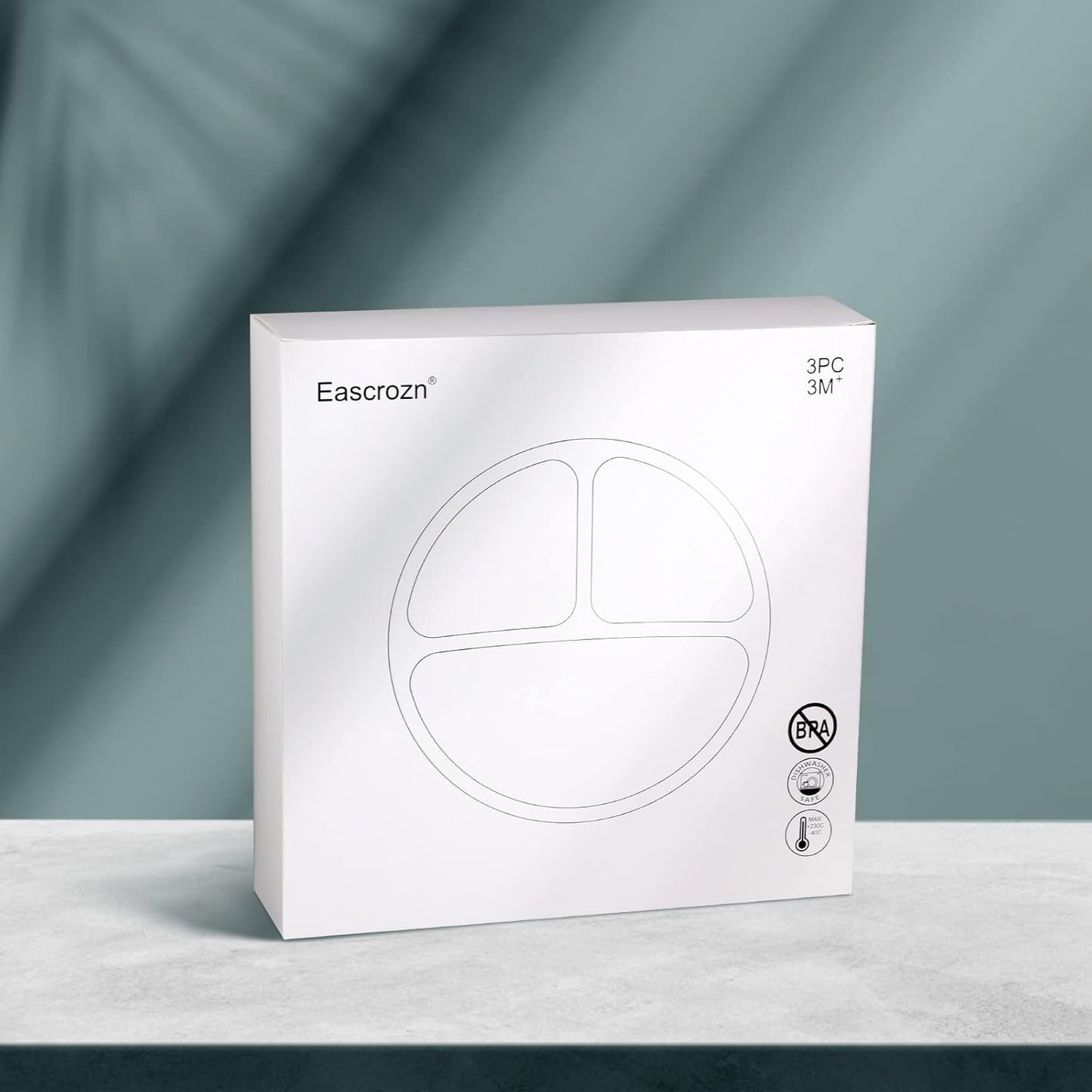 Sílikon diskar með sogfestu 3 í pakka - Purple