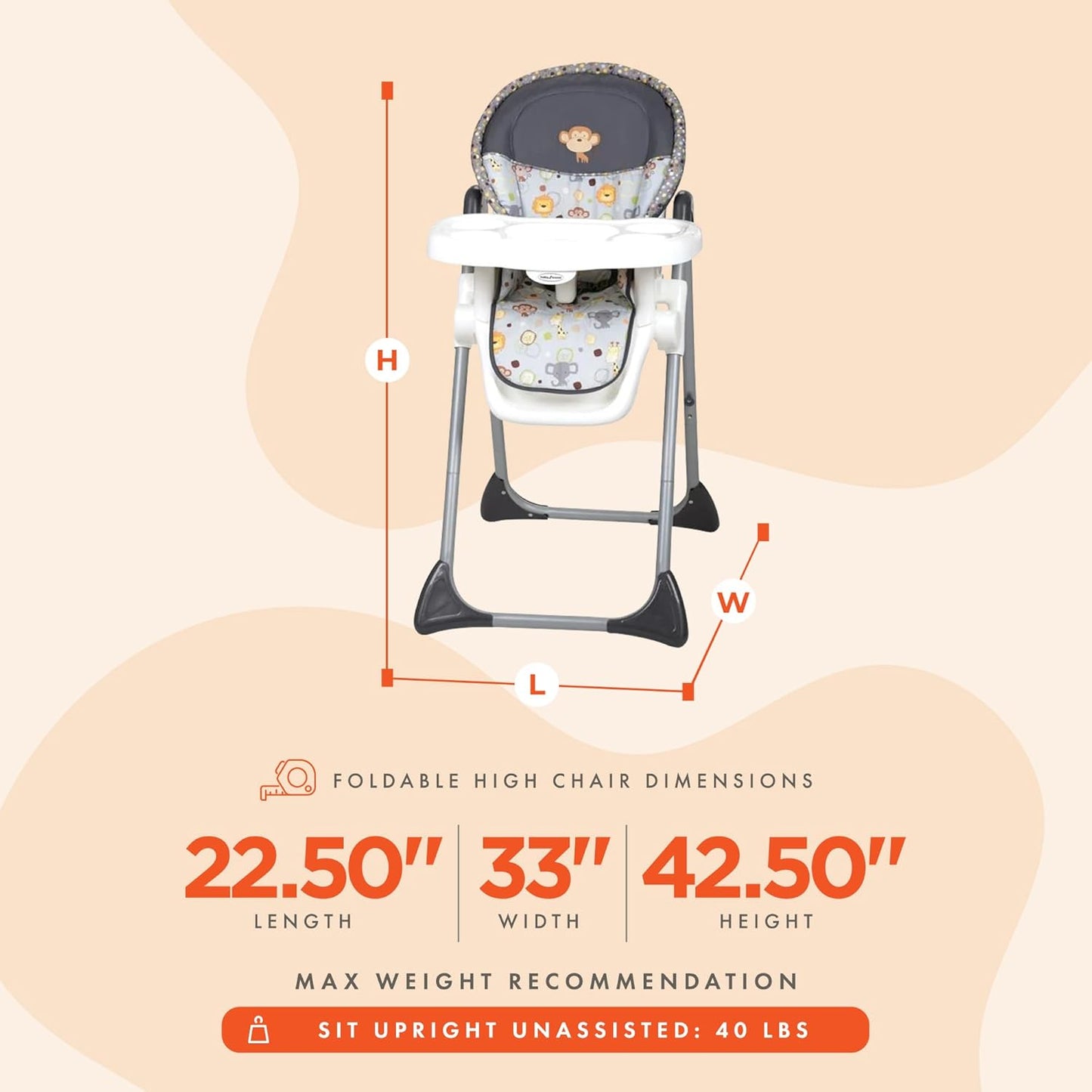 Baby Trend - Matarstóll 3 in 1