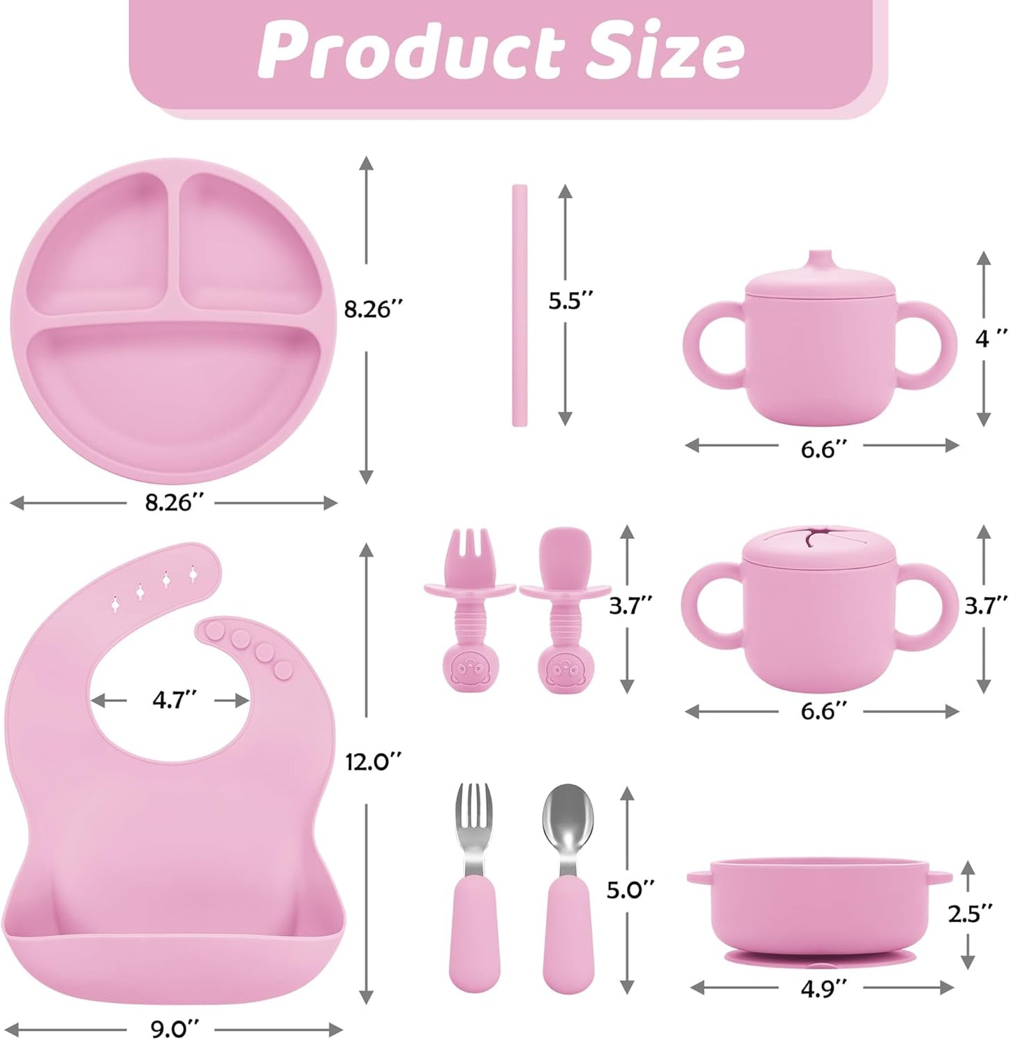 Silicone Baby Feeding Set