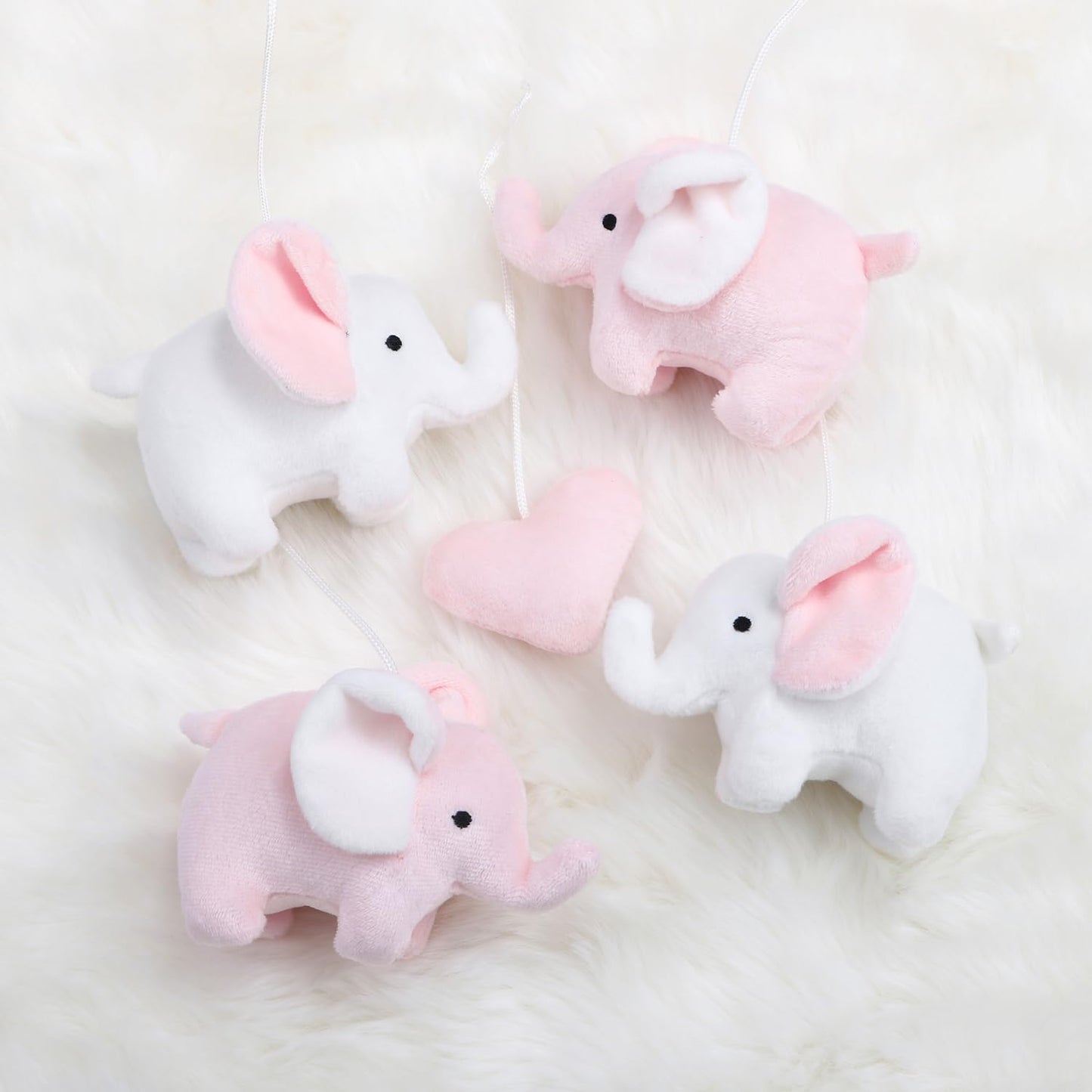 Órói - Soft Pink Musical Baby Crib Mobile with 12 Lullabies
