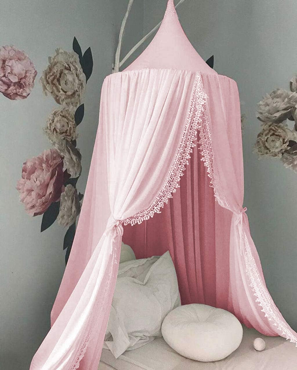 Canopy for Cribs and Kids Bed - Pink