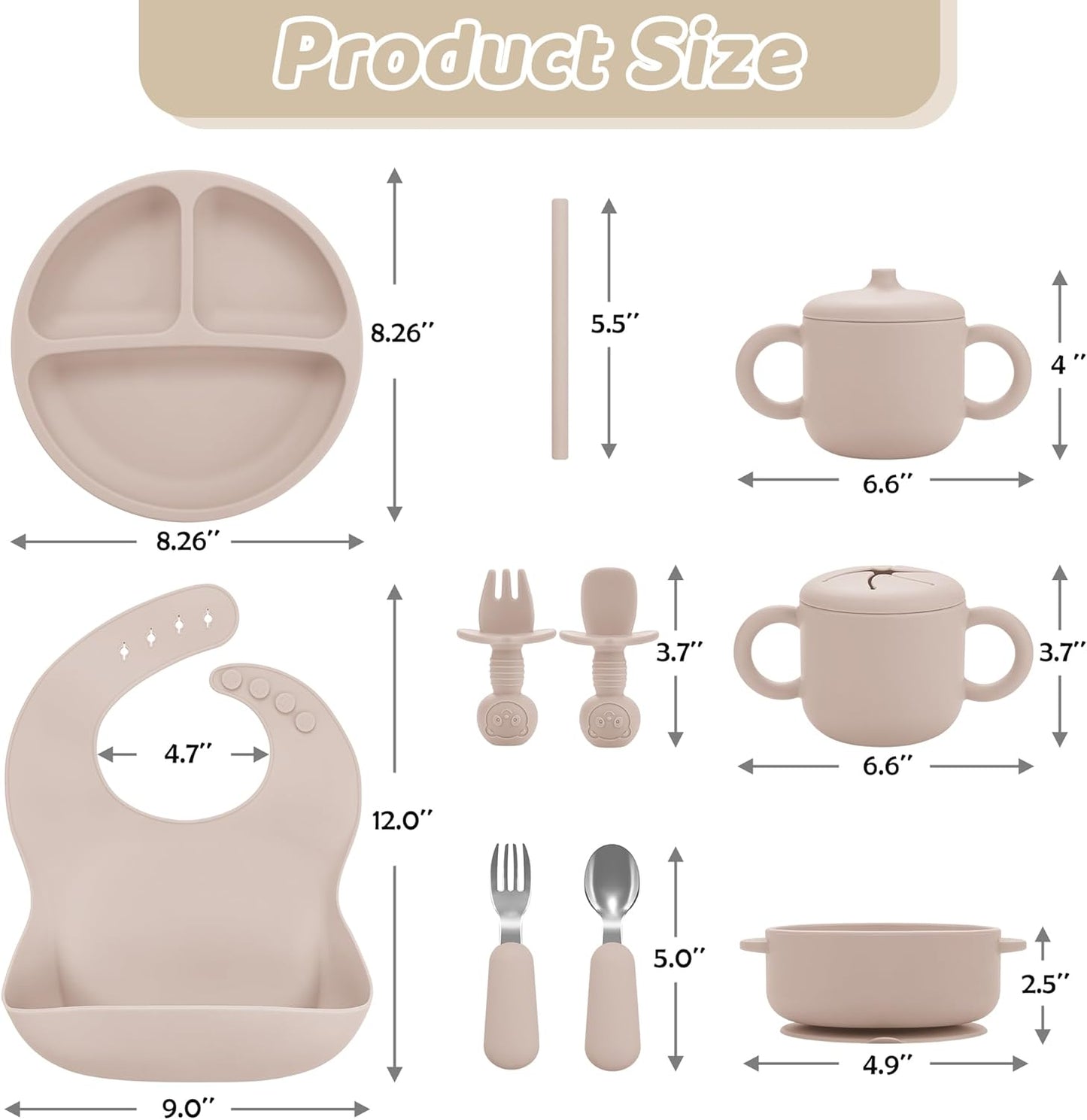 Silicone Baby Feeding Set