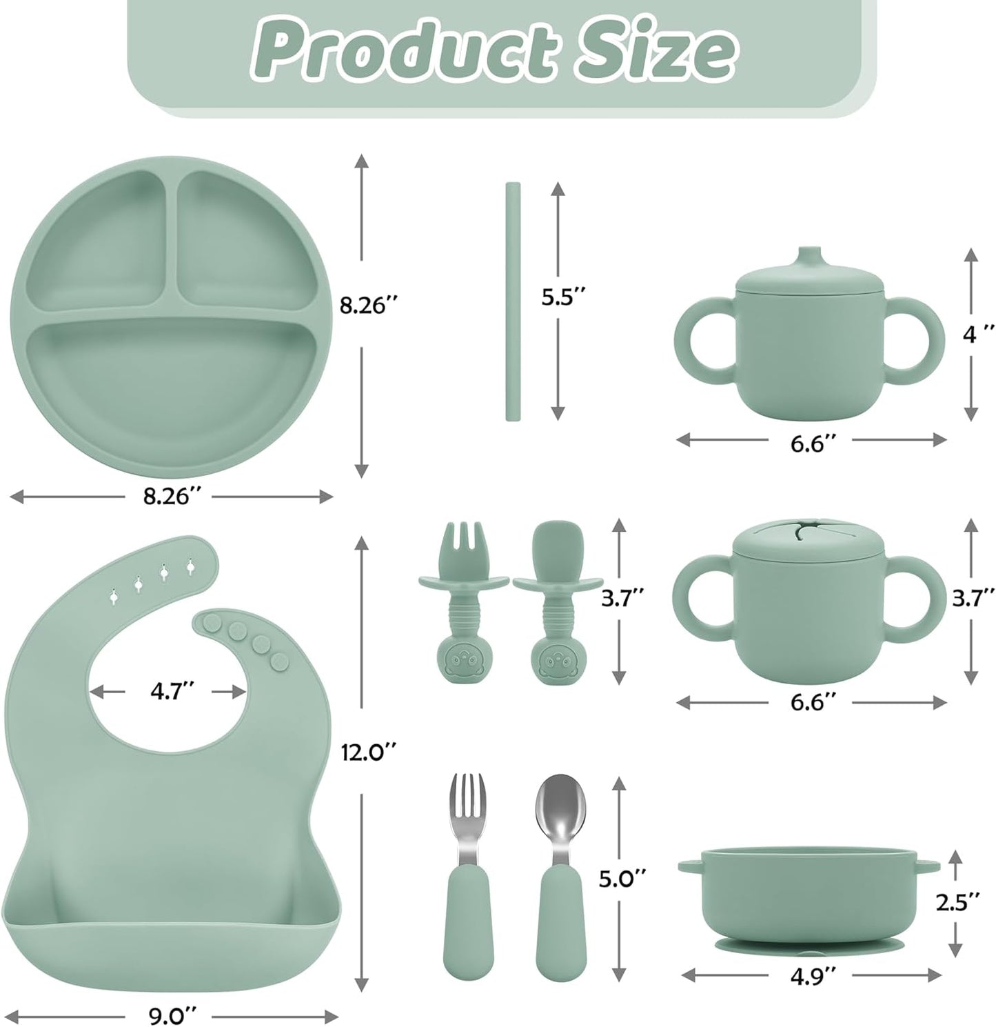 Silicone Baby Feeding Set