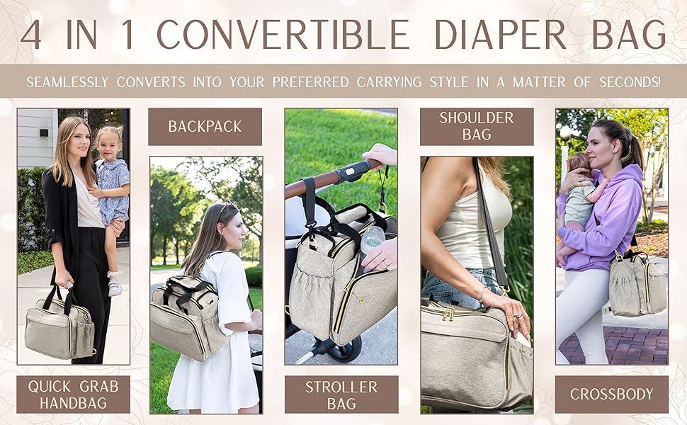 Skiptitaska 4 in 1 - Beige