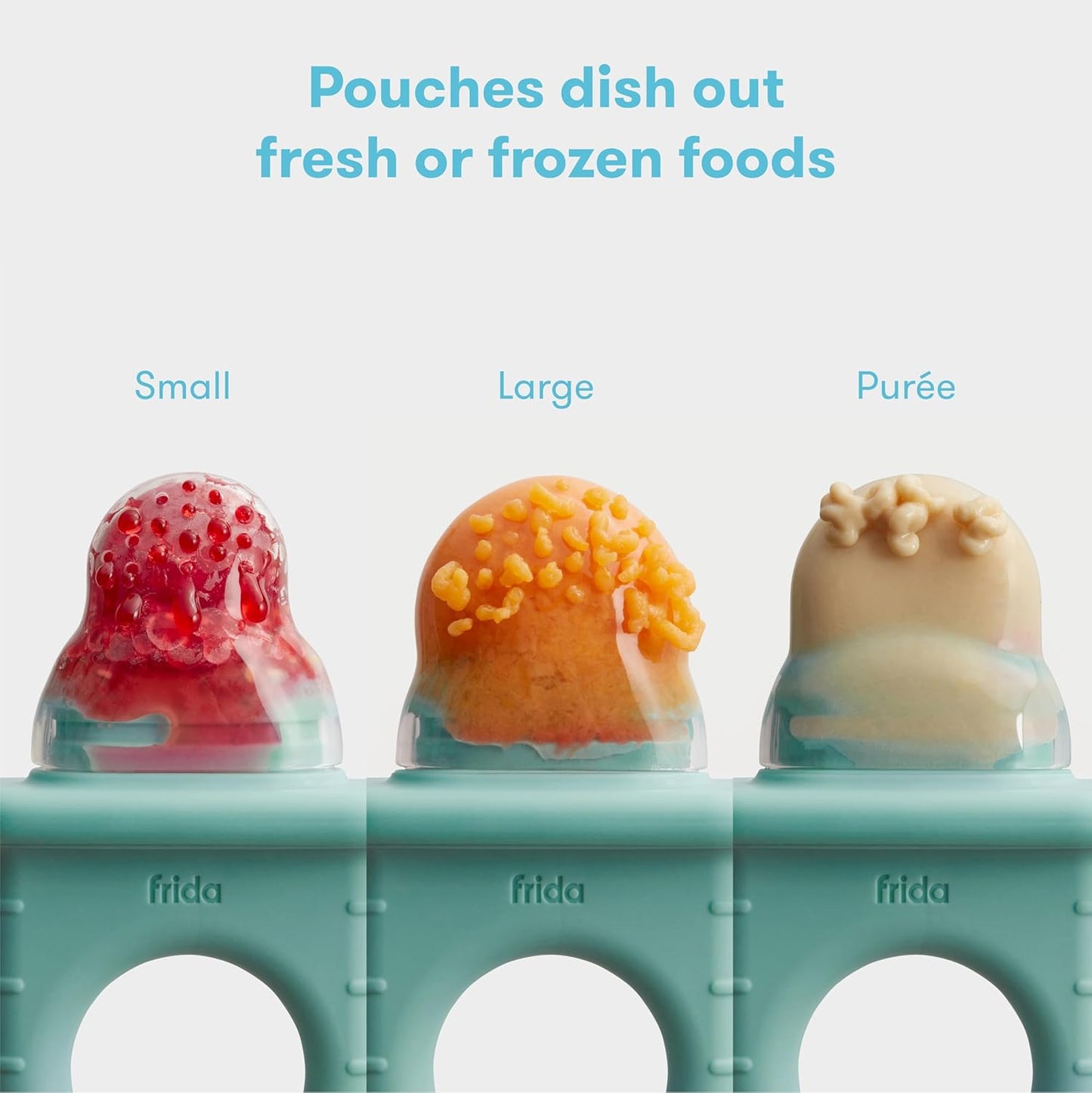 Frida Baby 4-in-1 Teether, Push Pop Feeder, Baby Fruit Feeder