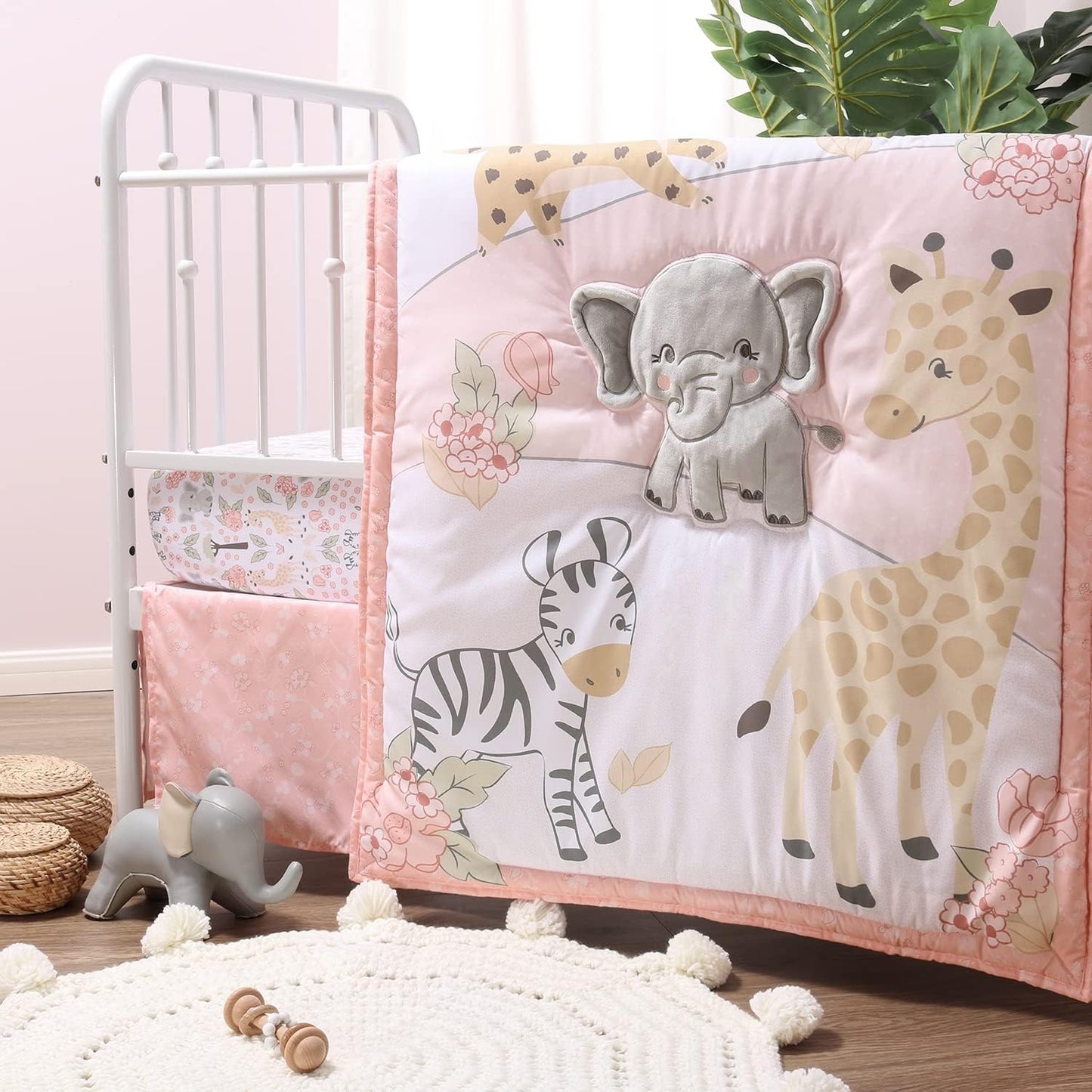 The Peanutshell - 3 Piece Baby Crib Bedding Set