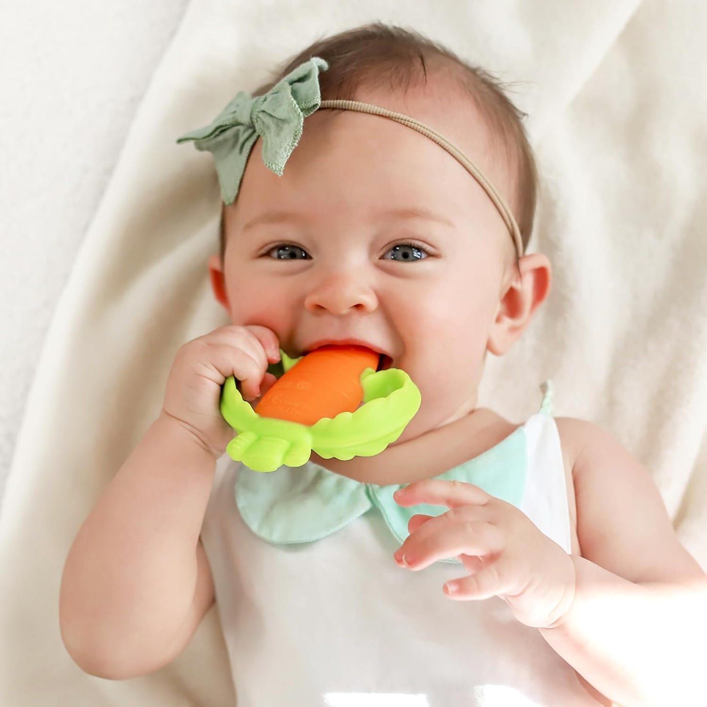 Infantino Lil' Nibbles Textured Silicone Baby Teether