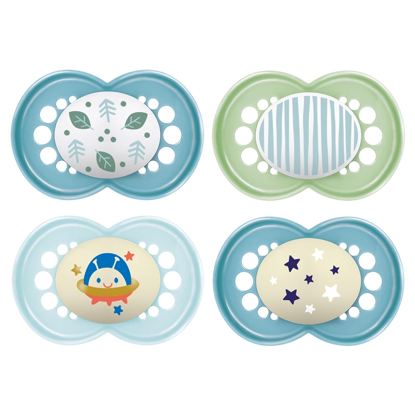 MAM Day & Night Snuð 16+ Months - 4 Pack