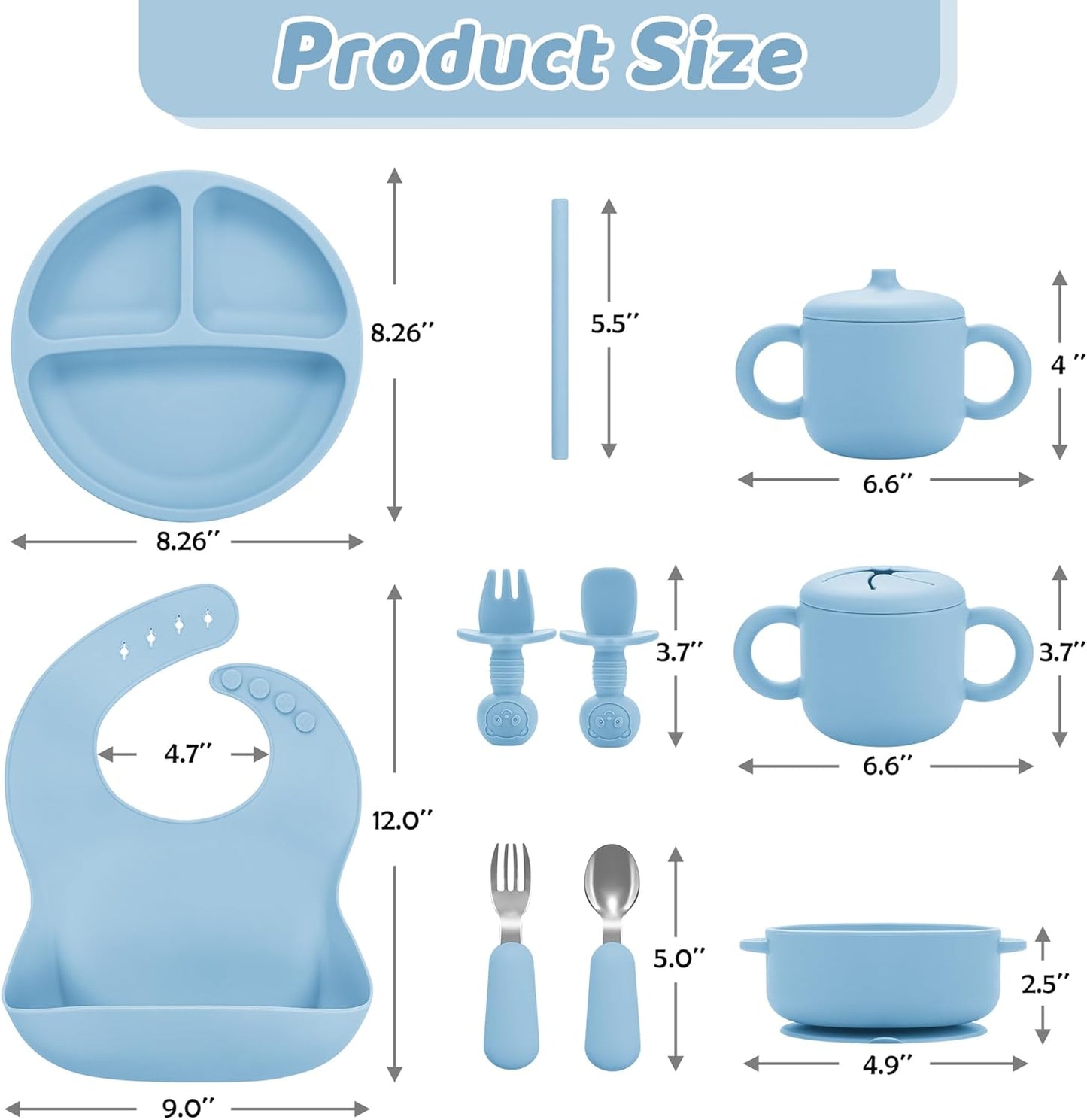 Silicone Baby Feeding Set