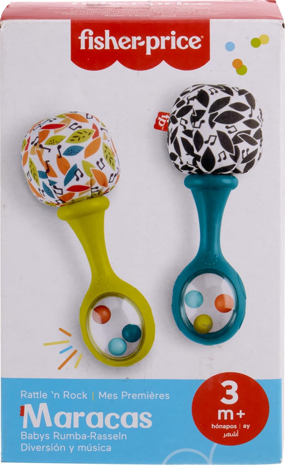 Fisher-Price Baby Toys Rattle ‘n Rock Maracas
