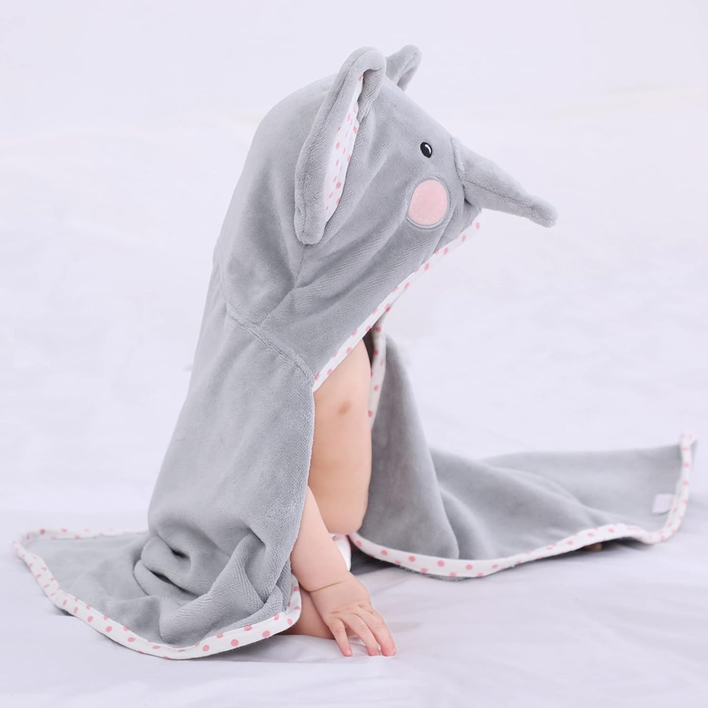 Baby Hooded Towel with Unique Animal Design