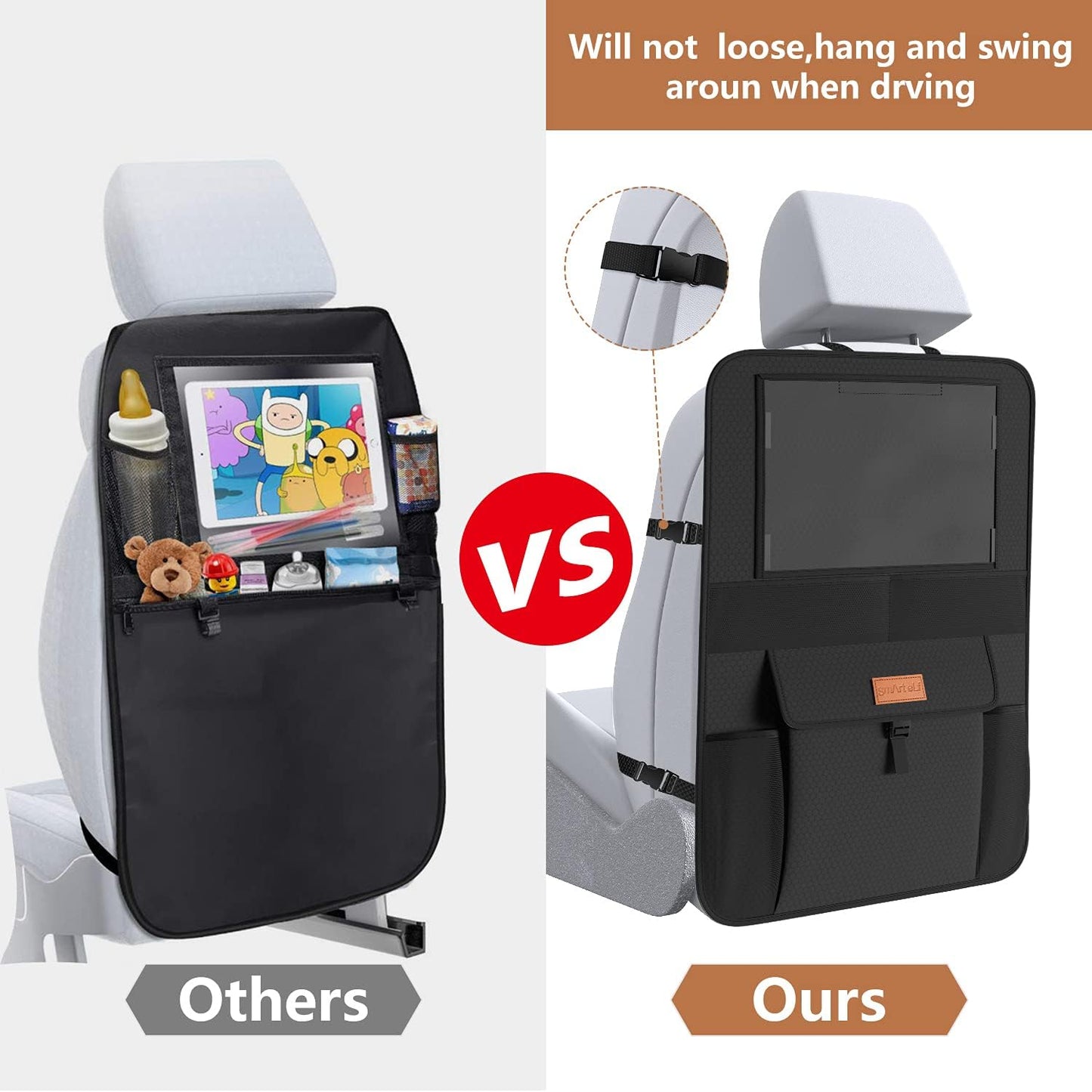 Car Seat Protector & Organizer Kick Mat