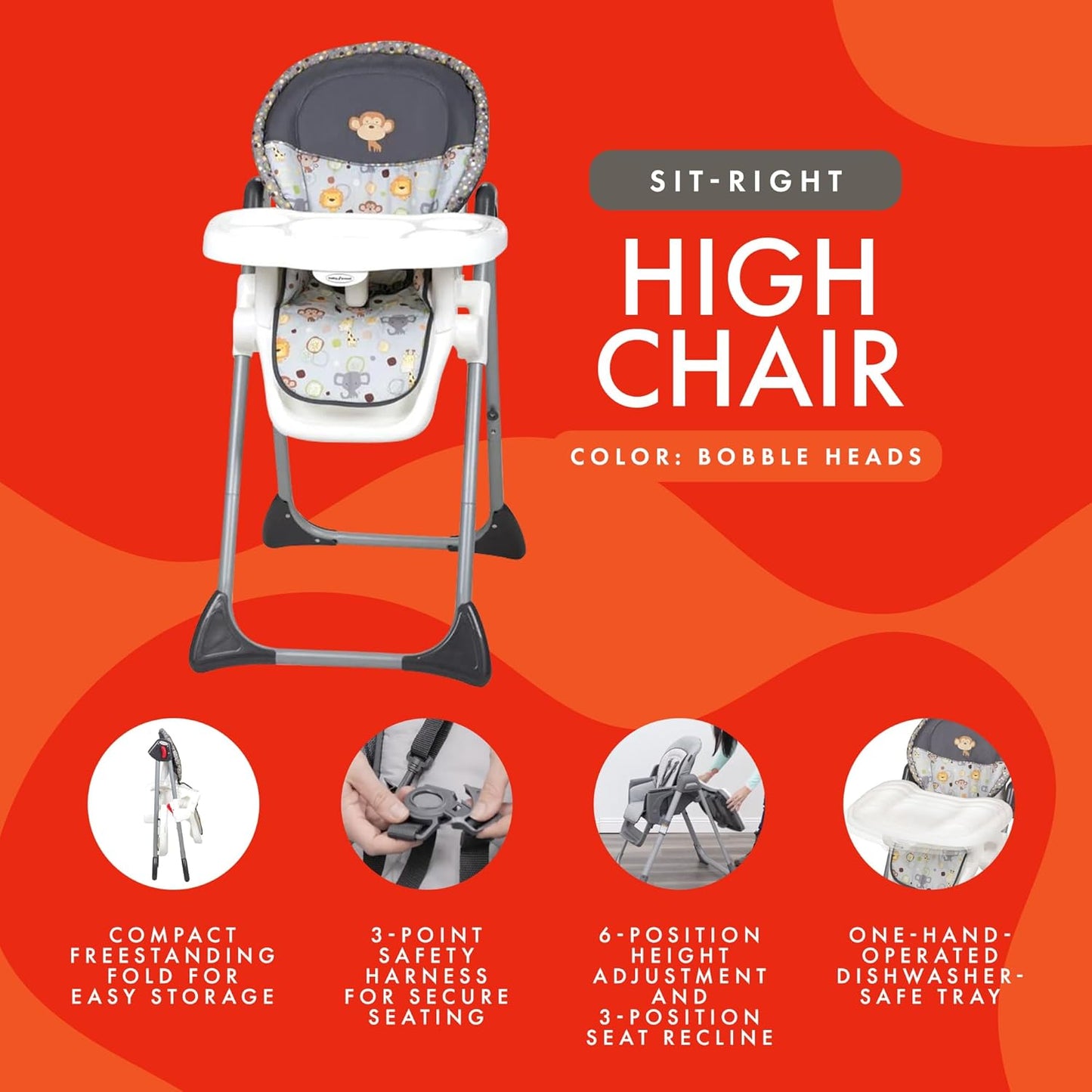 Baby Trend - Matarstóll 3 in 1