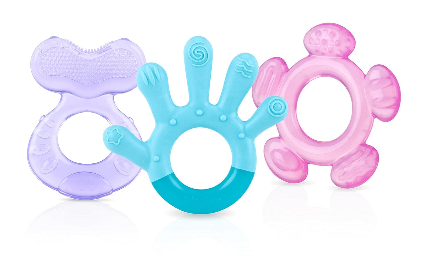 Nuby 3 Step Soothing Teether 3 Piece Set