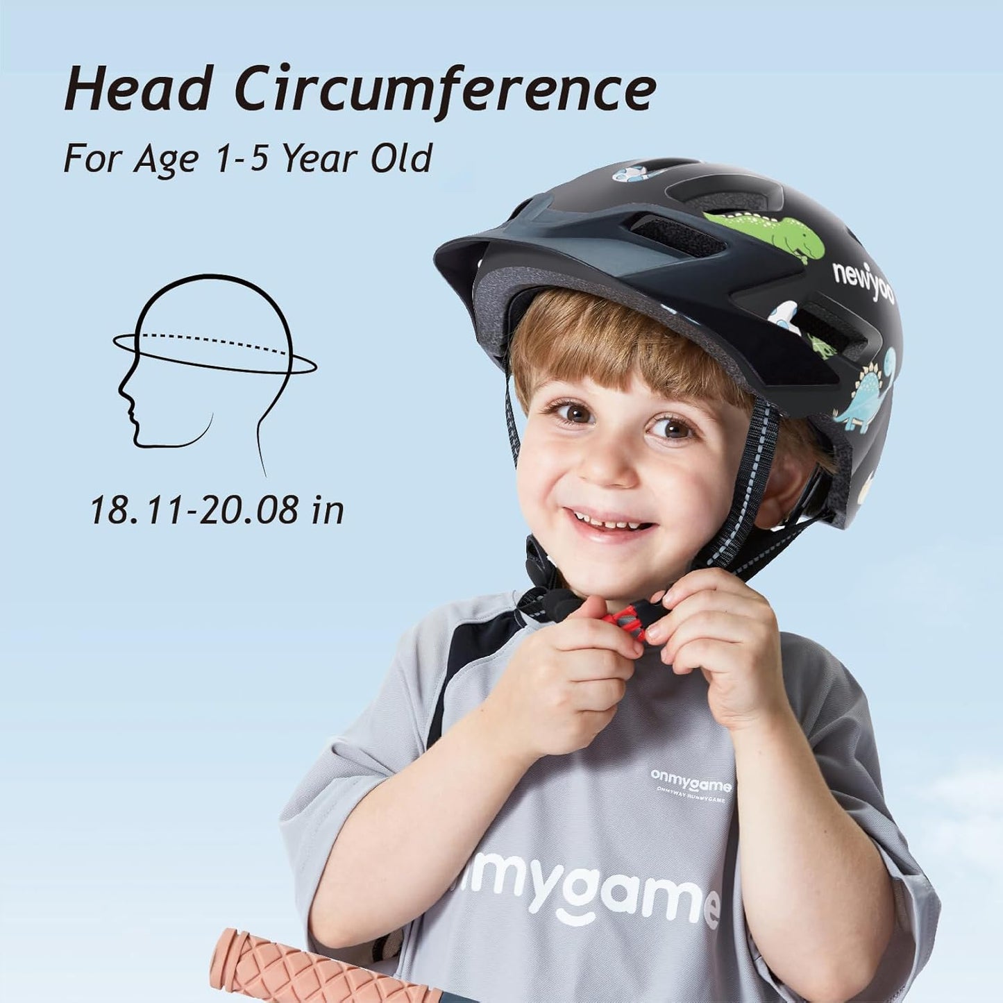 Reiðhjólahjálmur barna - Black