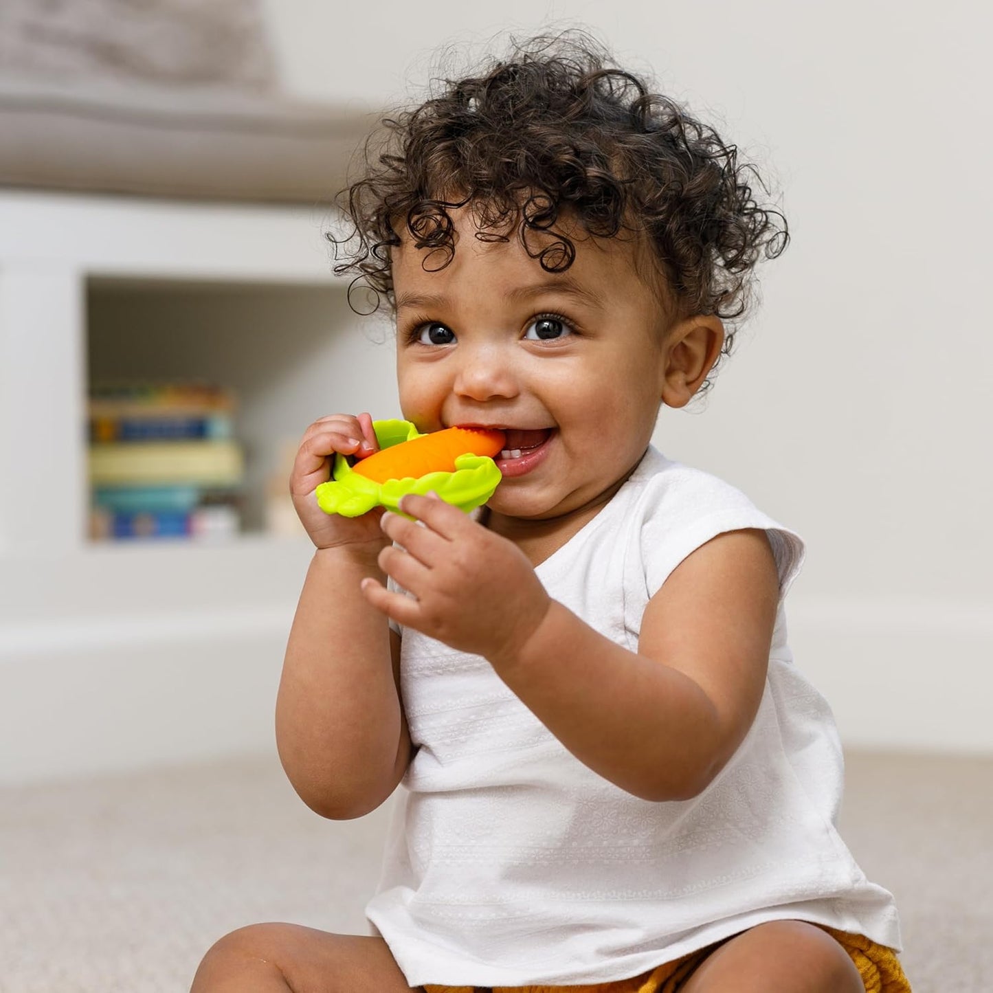 Infantino Lil' Nibbles Textured Silicone Baby Teether