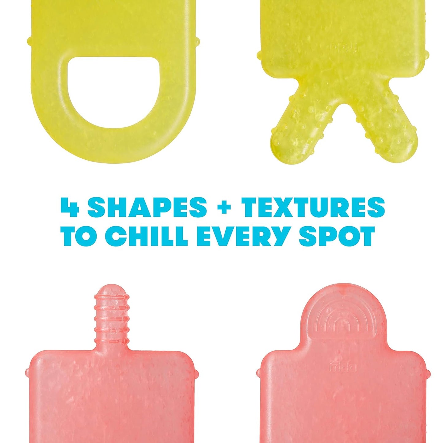 Frida Baby 4-in-1 Teether, Push Pop Feeder, Baby Fruit Feeder