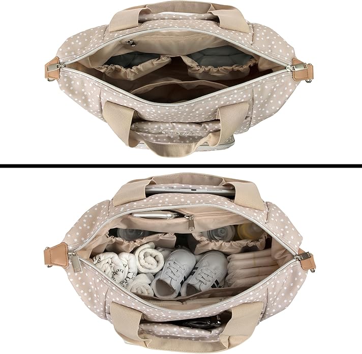 Jessica Simpson skiptitaska - Taupe Dots
