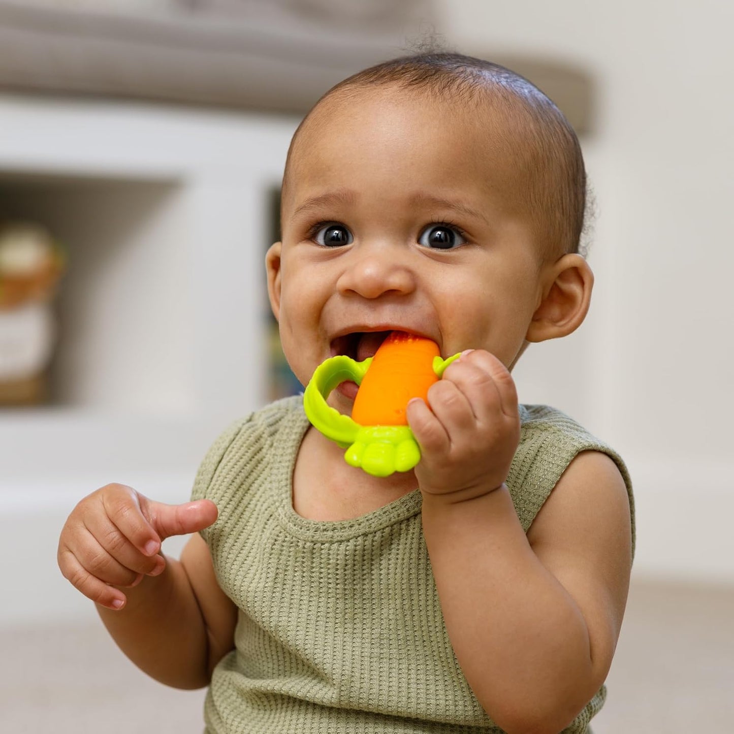 Infantino Lil' Nibbles Textured Silicone Baby Teether