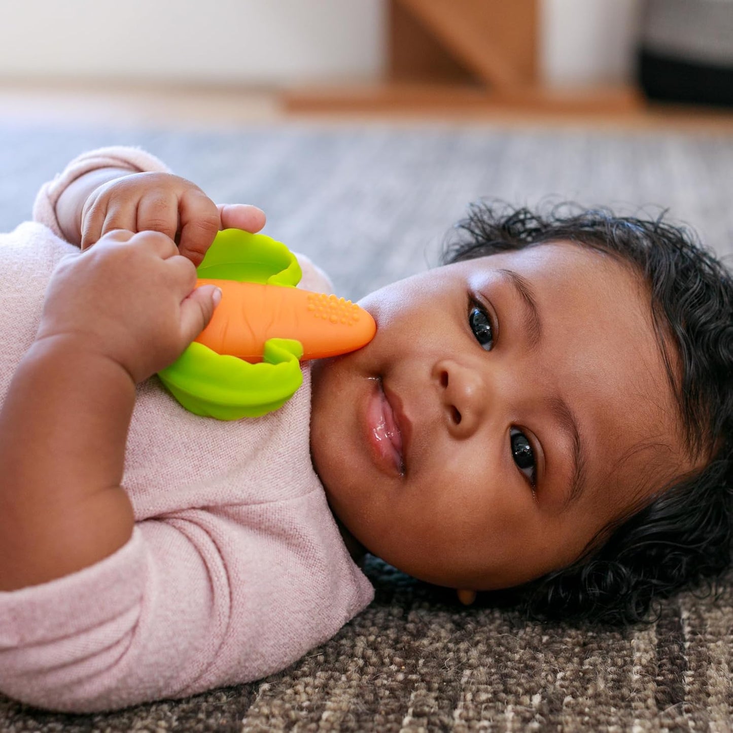 Infantino Lil' Nibbles Textured Silicone Baby Teether