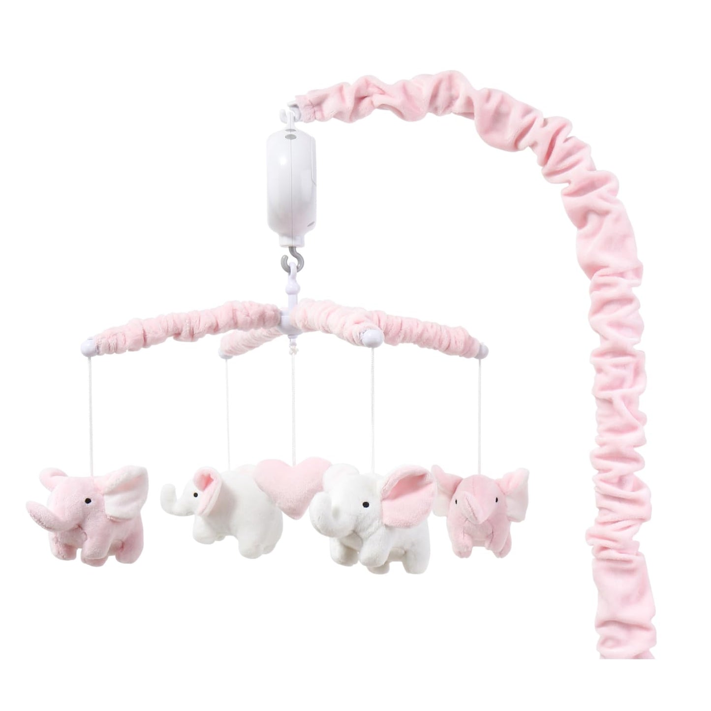 Órói - Soft Pink Musical Baby Crib Mobile with 12 Lullabies