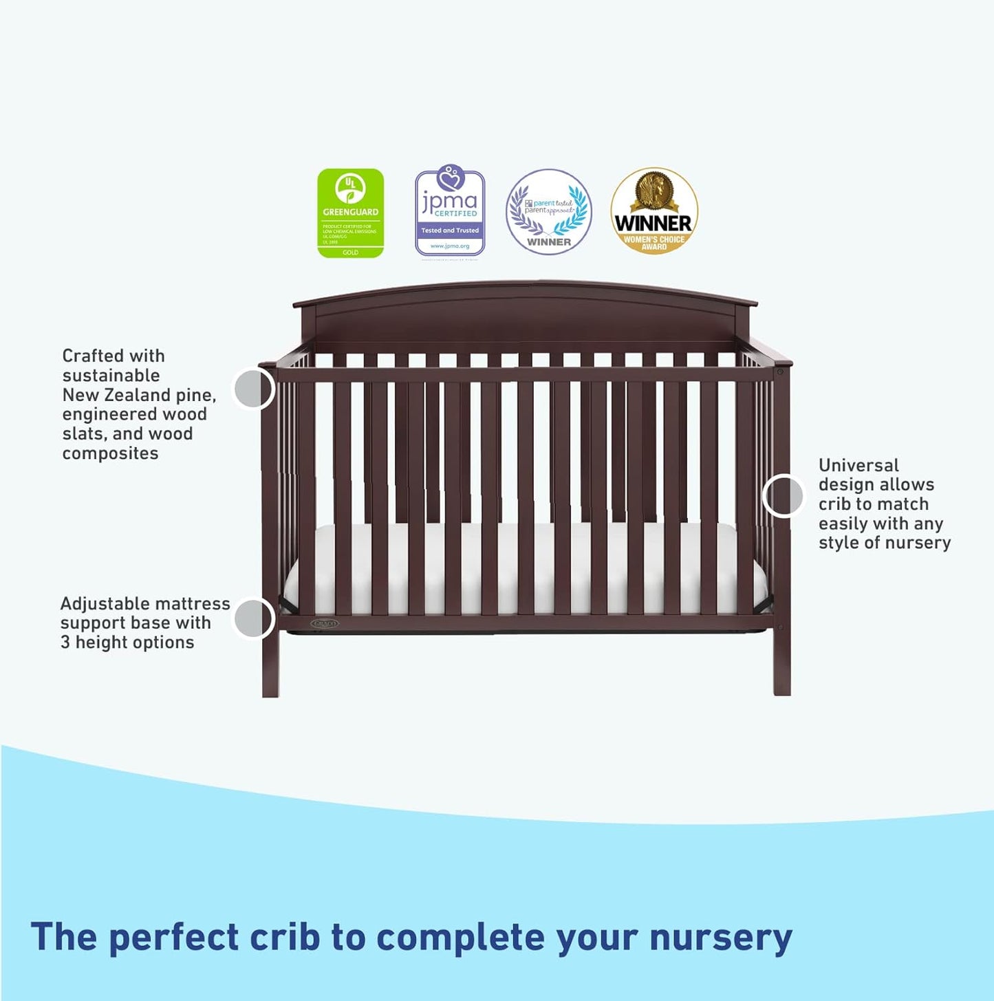 Graco Benton 5 in 1 Convertible Crib