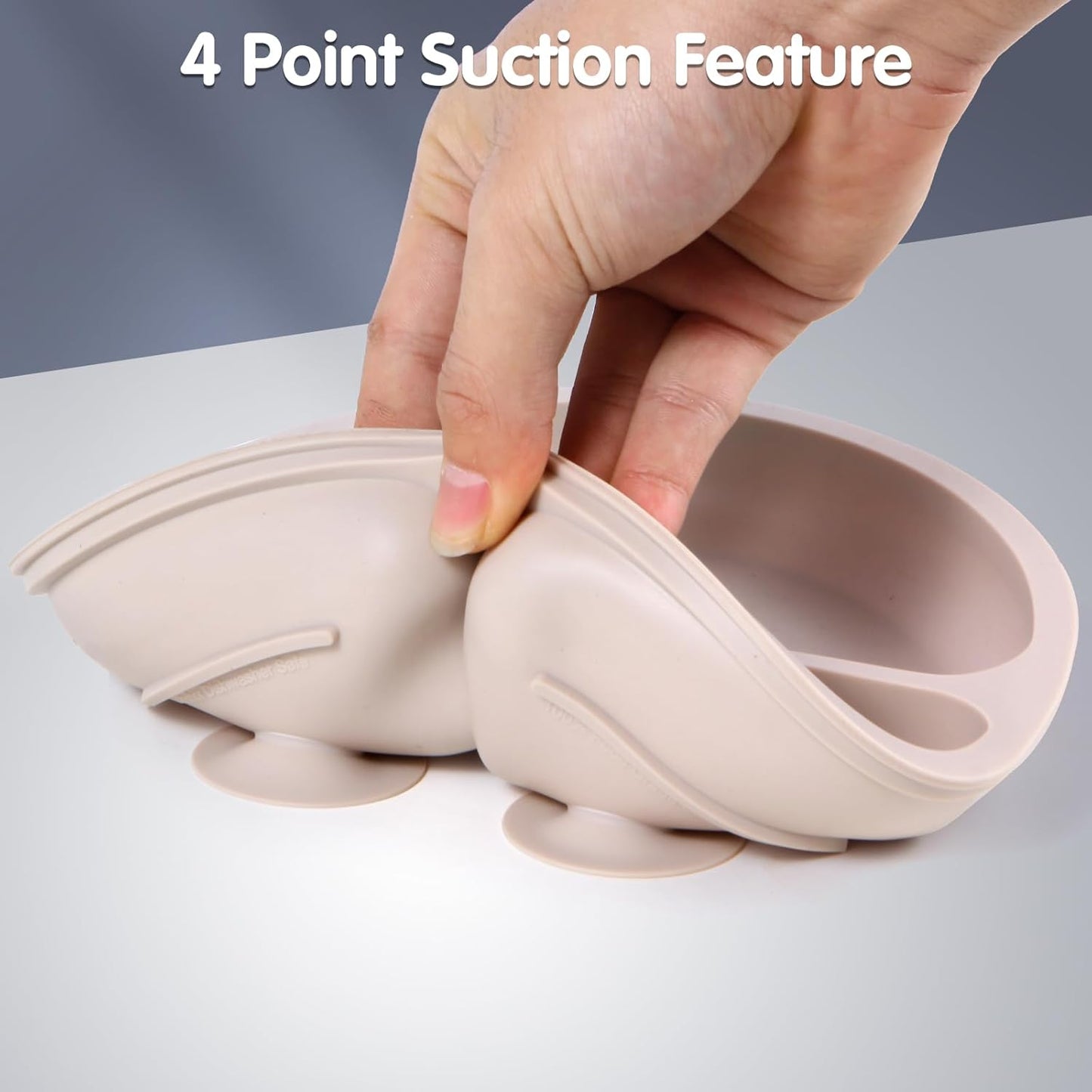 Sílikon diskar með sogfestu 3 í pakka - Purple