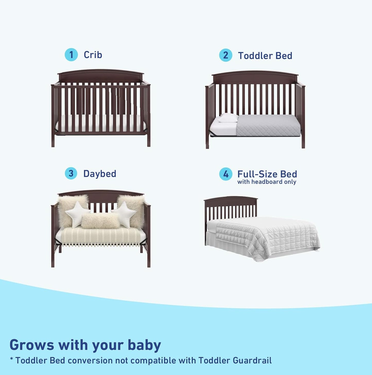 Graco Benton 5 in 1 Convertible Crib