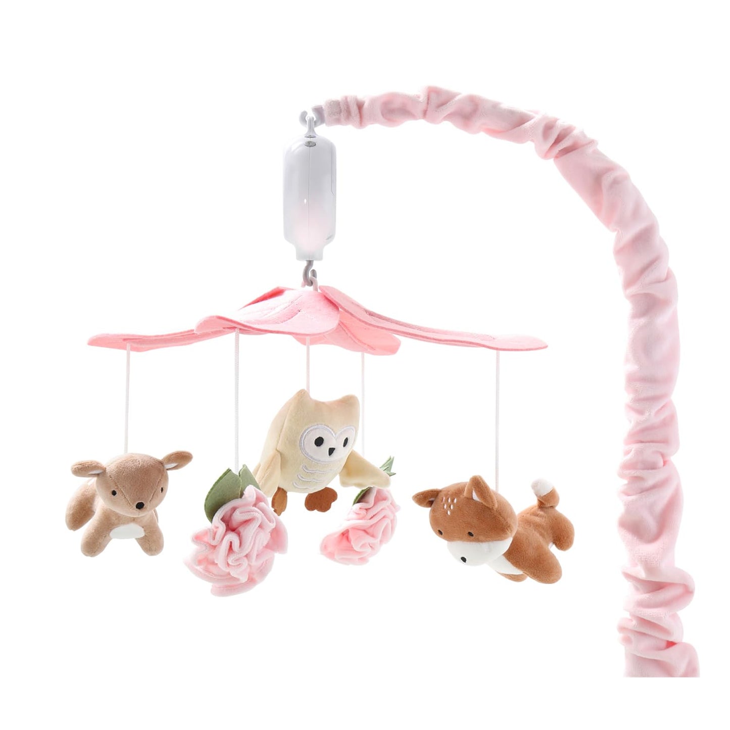 Órói - Pink and White Musical Mobile with 12 Lullabies