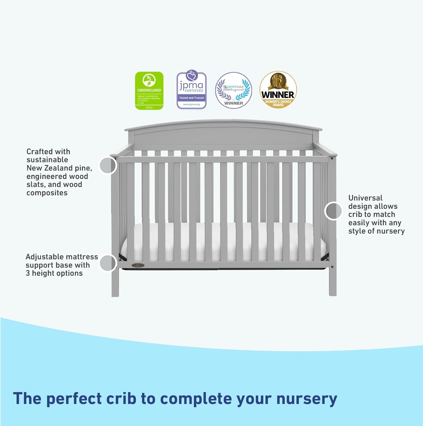 Graco Benton 5 in 1 Convertible Crib