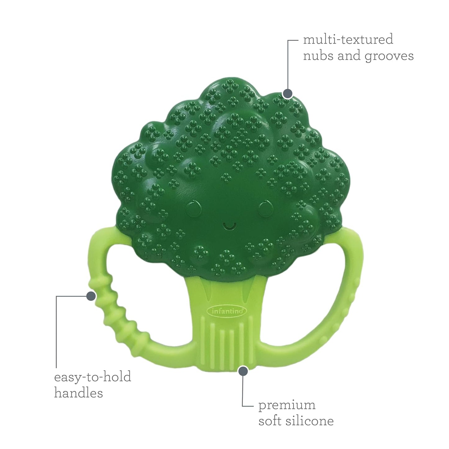 Infantino Lil' Nibbles Textured Silicone Baby Teether