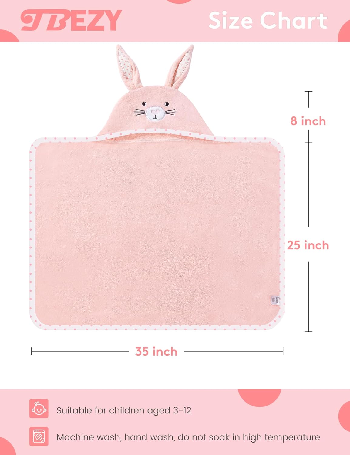 Baby Hooded Towel with Unique Animal Design