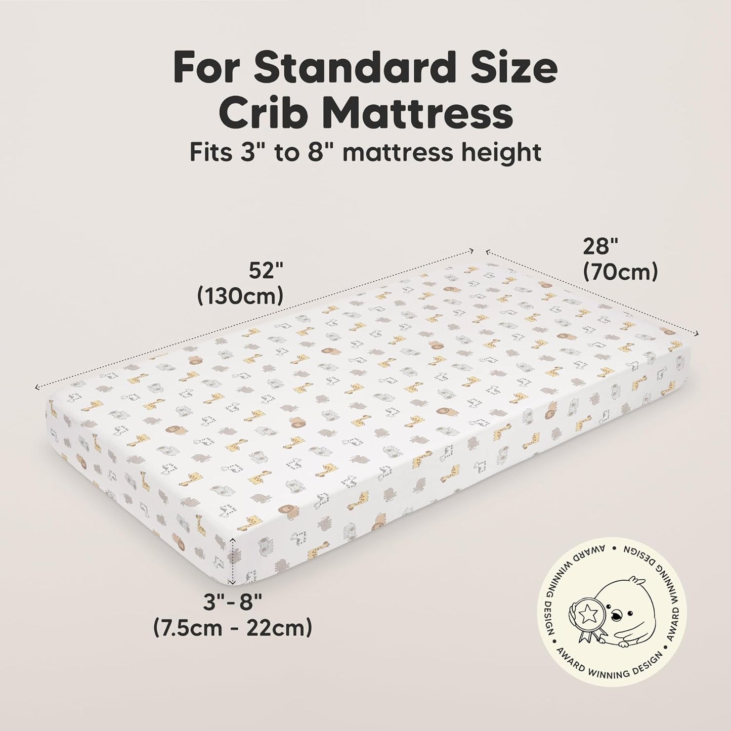 Organic Crib Sheets - 2 pack (Copy)