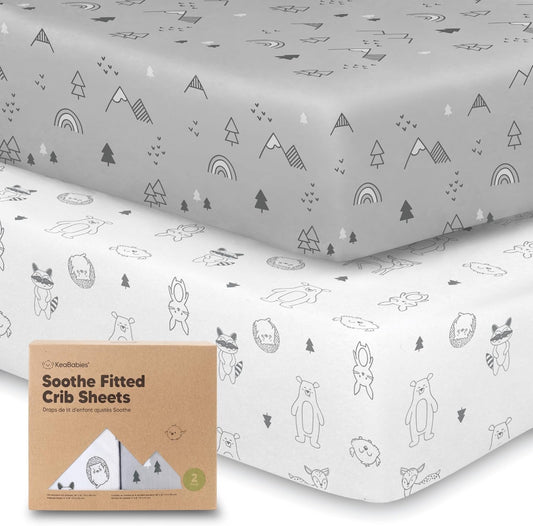 Organic Crib Sheets - 2 pack