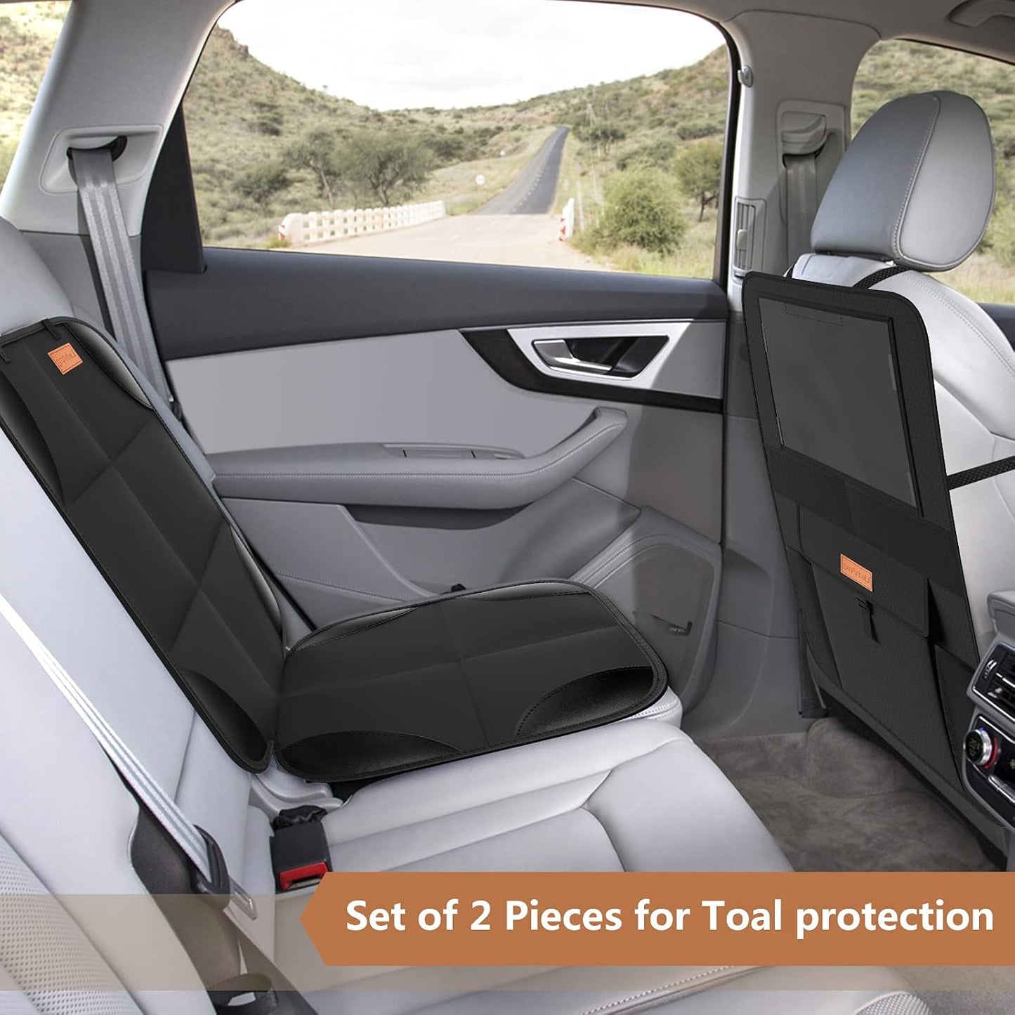 Car Seat Protector & Organizer Kick Mat