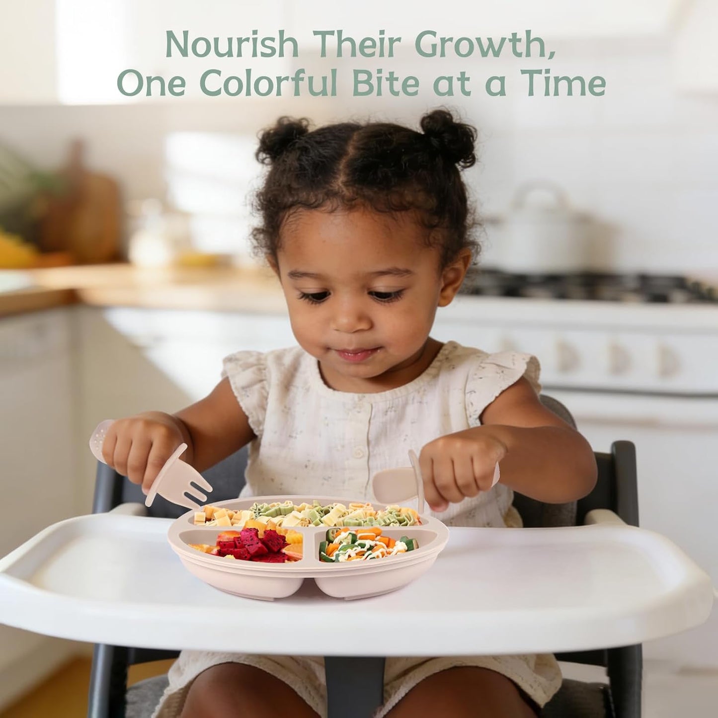 Sílikon diskar með sogfestu 3 í pakka - Gray