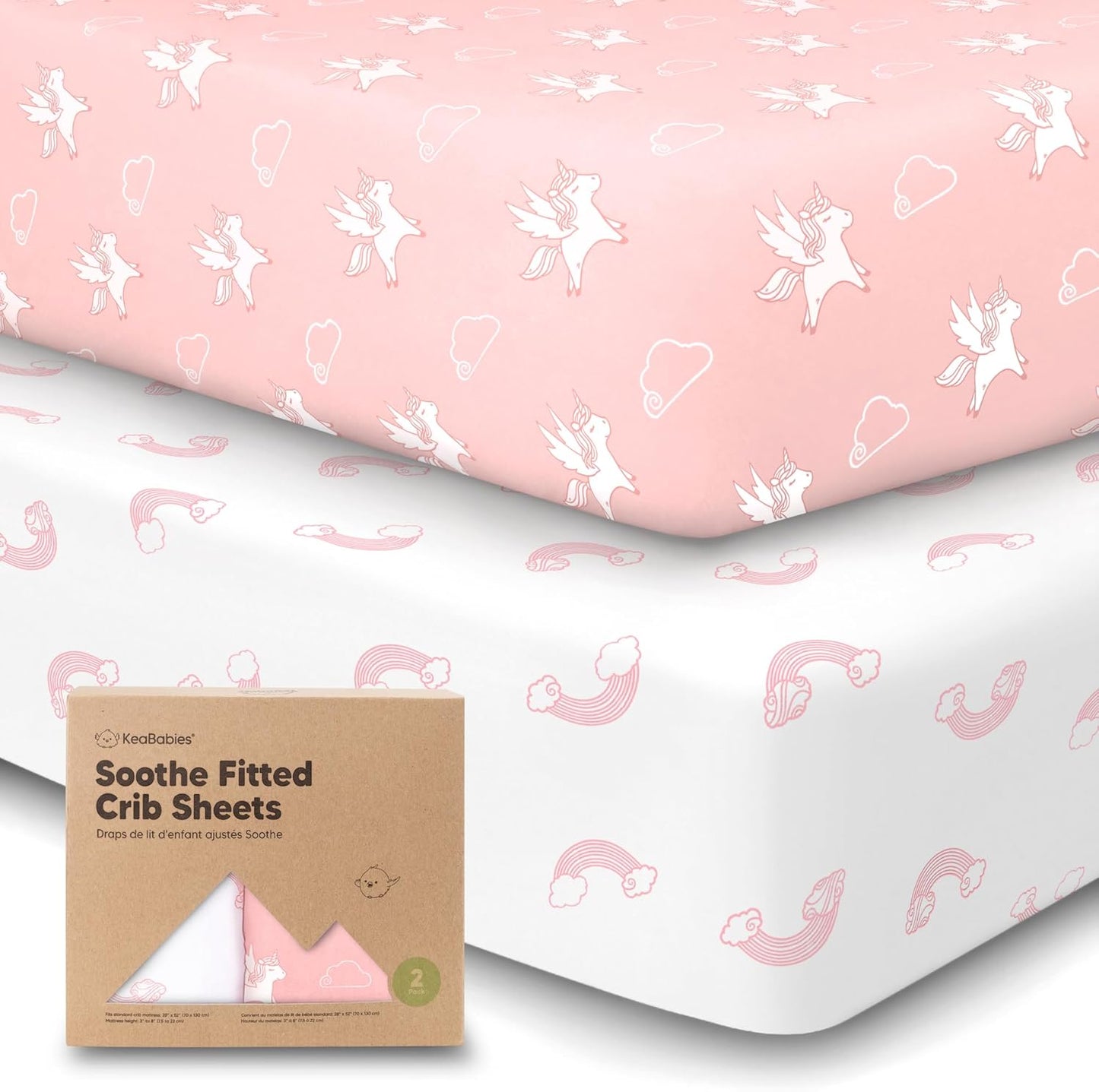 Organic Crib Sheets - 2 pack