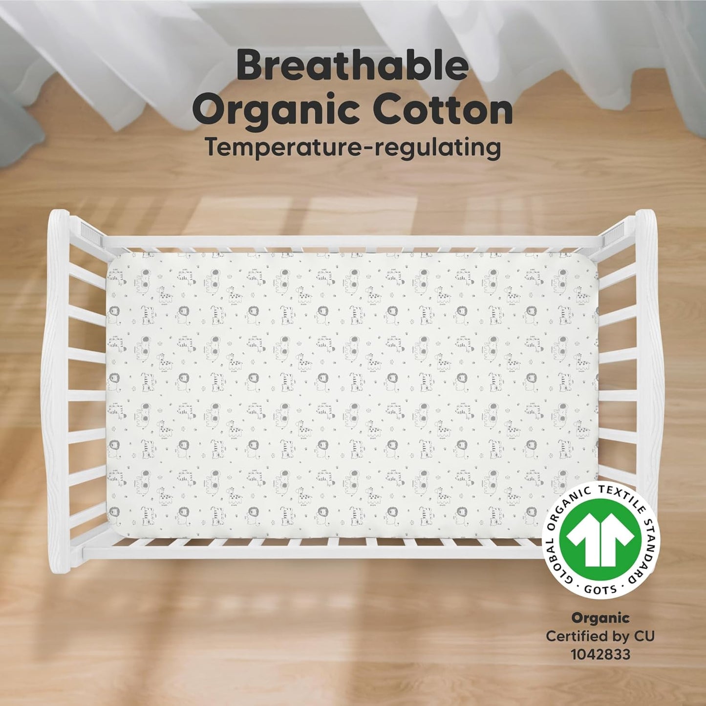 Organic Crib Sheets - 2 pack (Copy)