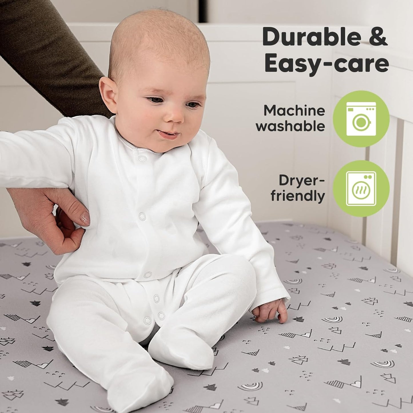 Organic Crib Sheets - 2 pack