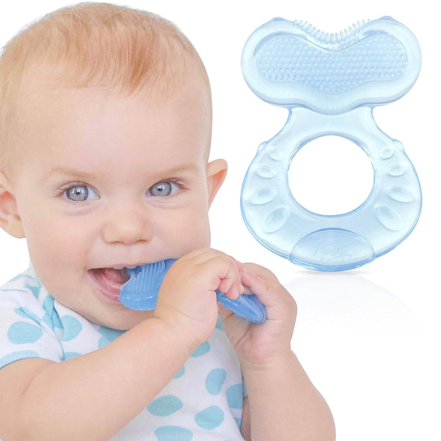 Nuby Silicone Teethe-eez Teether with Bristles