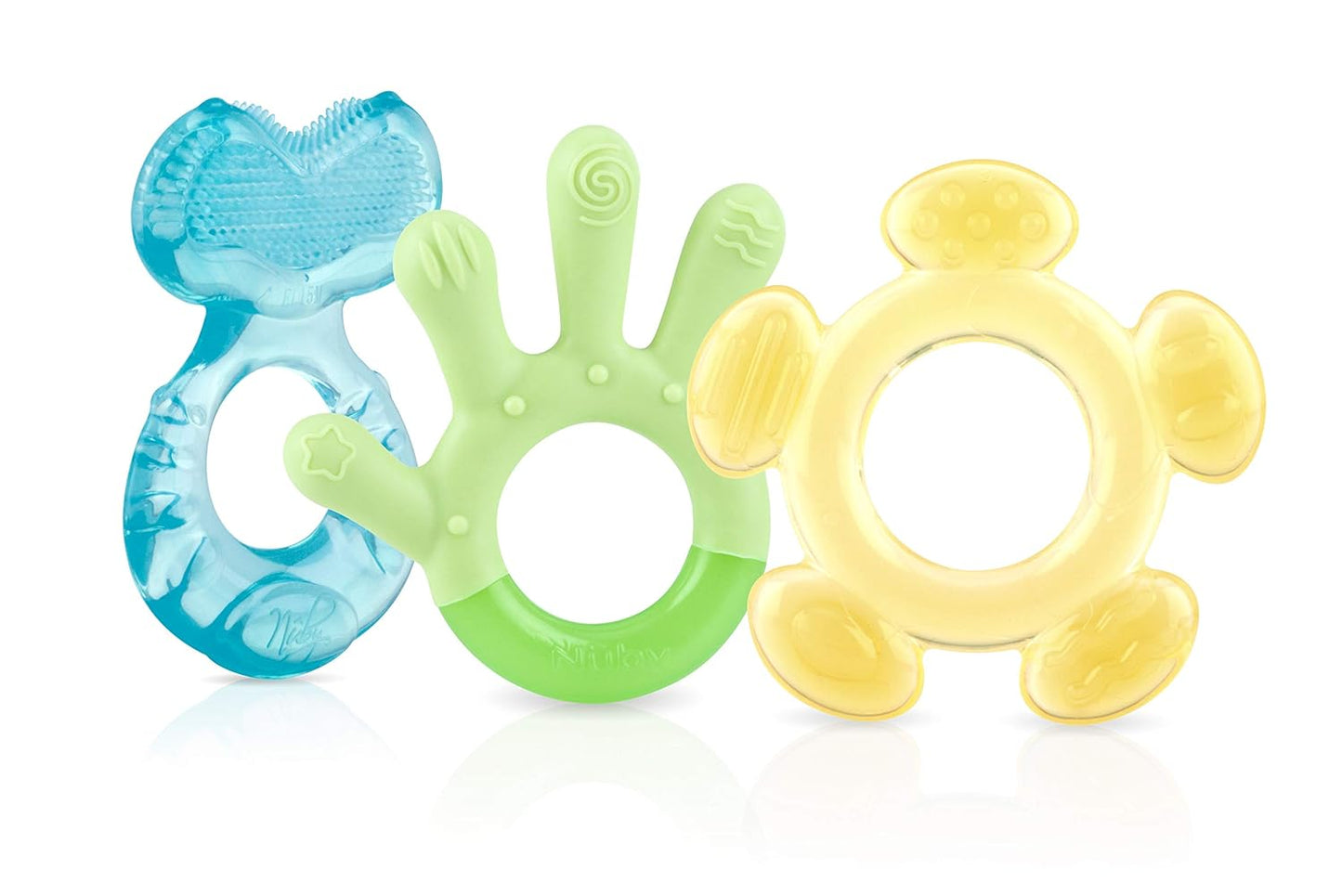 Nuby 3 Step Soothing Teether 3 Piece Set