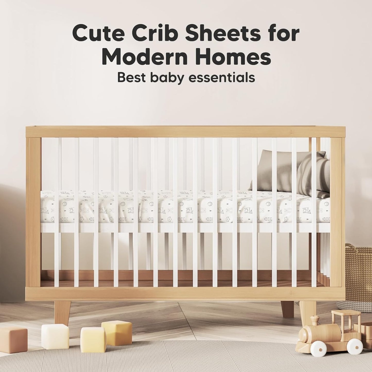 Organic Crib Sheets - 2 pack