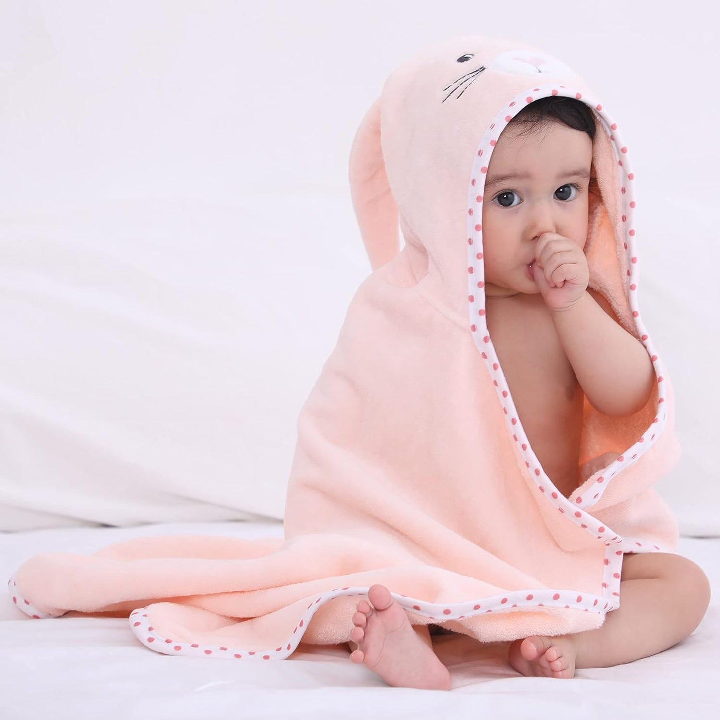 Baby Hooded Towel with Unique Animal Design