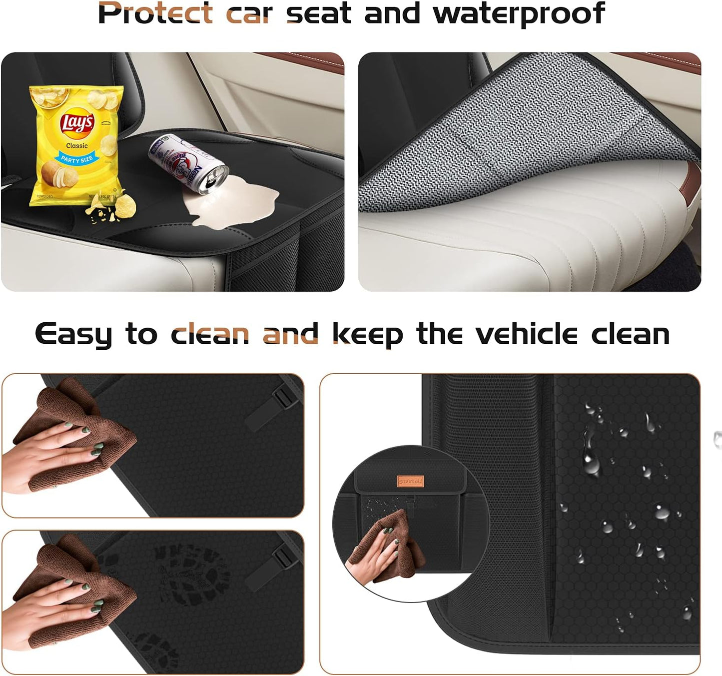 Car Seat Protector & Organizer Kick Mat