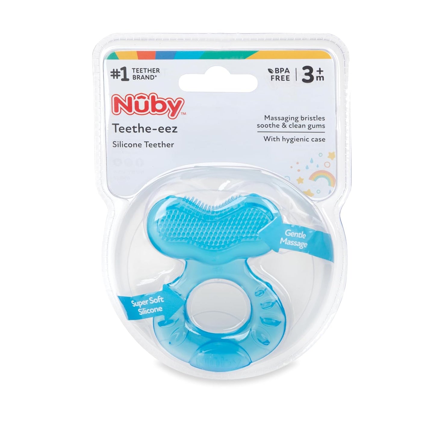 Nuby Silicone Teethe-eez Teether with Bristles