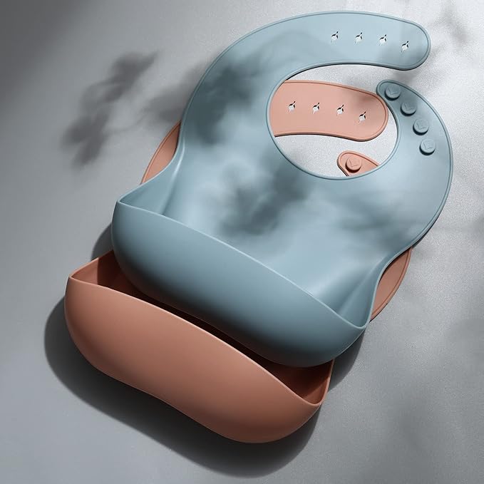 Sílikon smekkir 3 í pakka - Green