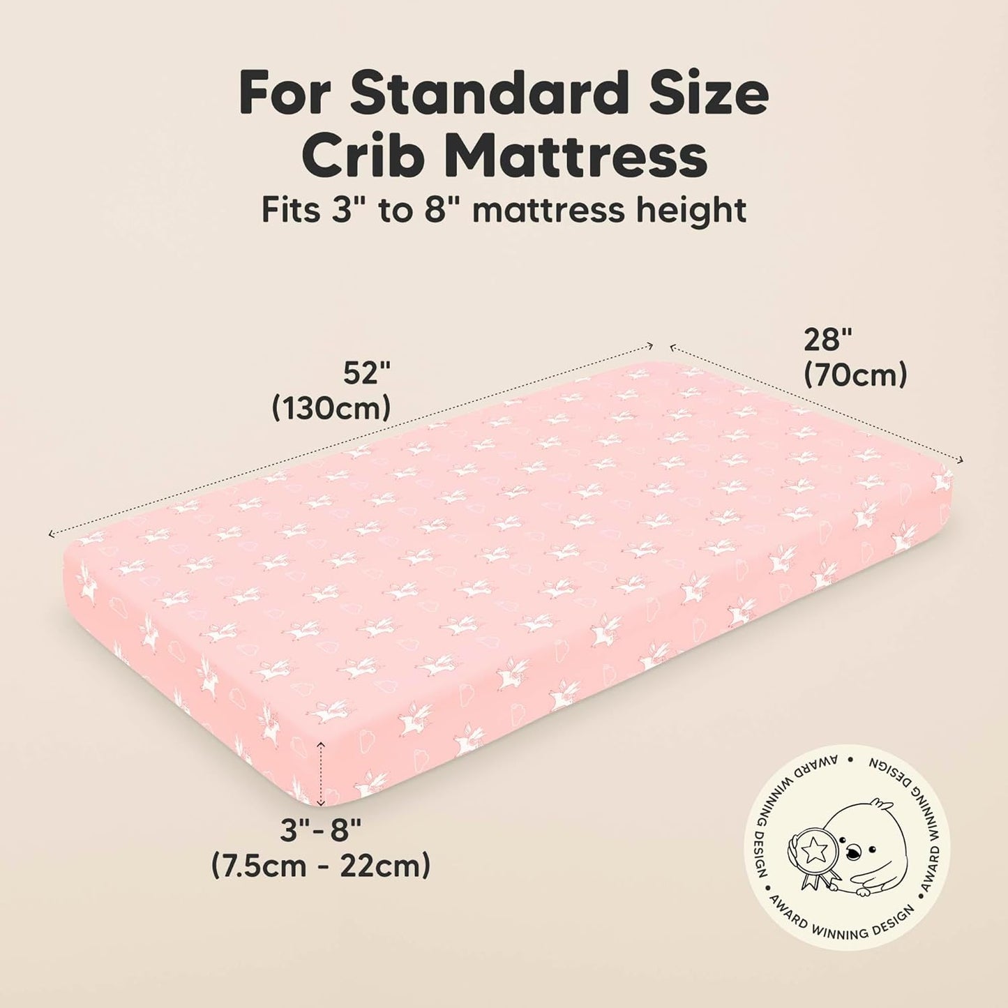 Organic Crib Sheets - 2 pack