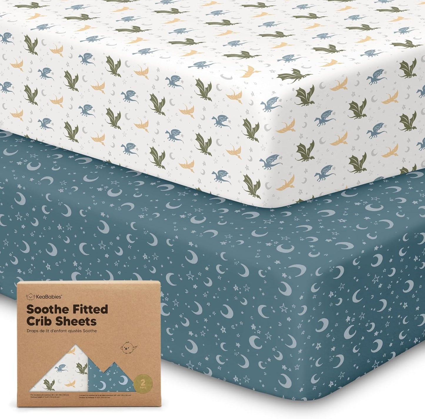 Organic Crib Sheets - 2 pack