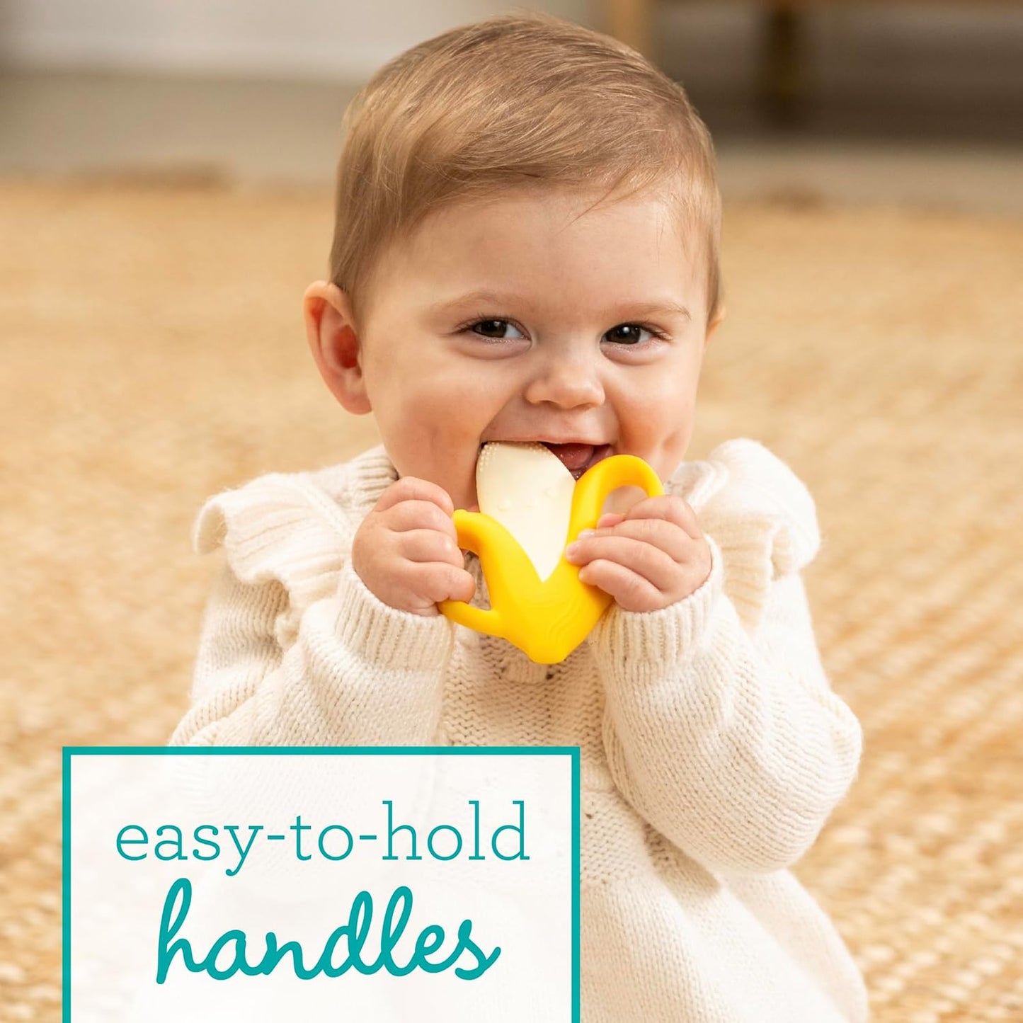 Infantino Lil' Nibbles Textured Silicone Baby Teether