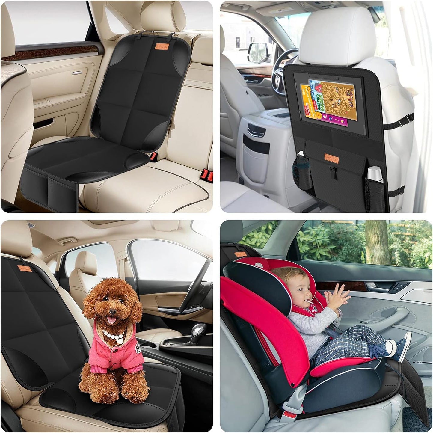 Car Seat Protector & Organizer Kick Mat